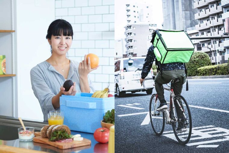 食材宅配・ネットスーパー・フードデリバリーの違い